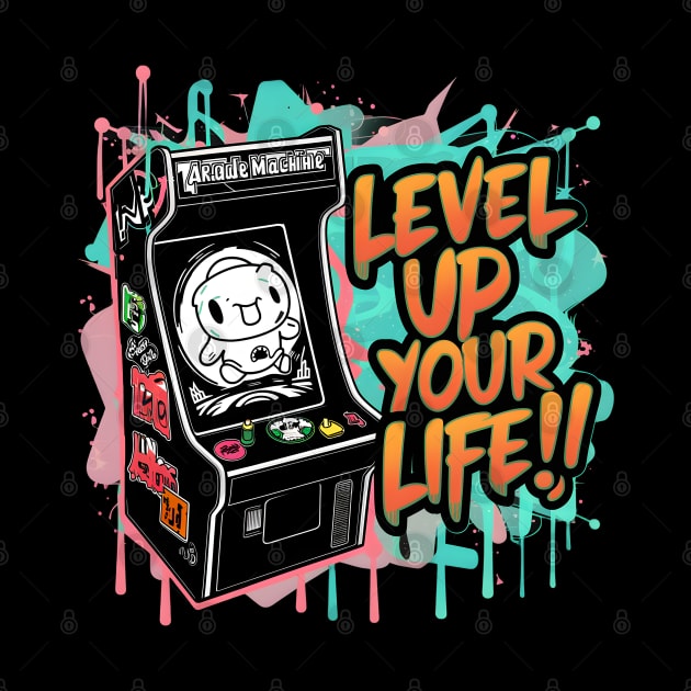 "Retro Game Boost: Level Up Your Life!" by WEARWORLD