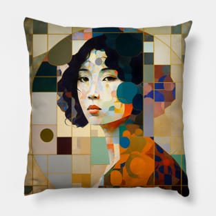 Asian Abstract #1 Pillow