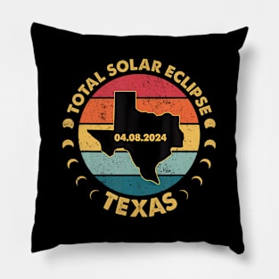 Solar Eclipse 2024 Texas Solar Eclipse Pillow