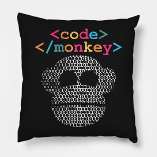 Code Monkey - Developer Syntax Pillow