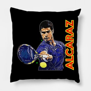 Carlos Alcaraz Tennis Masters Champion Pillow