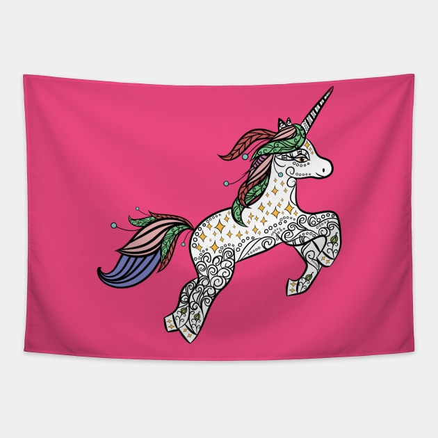 Unicorns: Mystic & Magical Animals of The Forest Tapestry by loltshirts