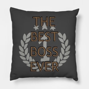 boss's day ,the best boss ever Pillow