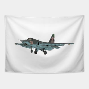 Su-25 Russian Jet Aircraft Tapestry