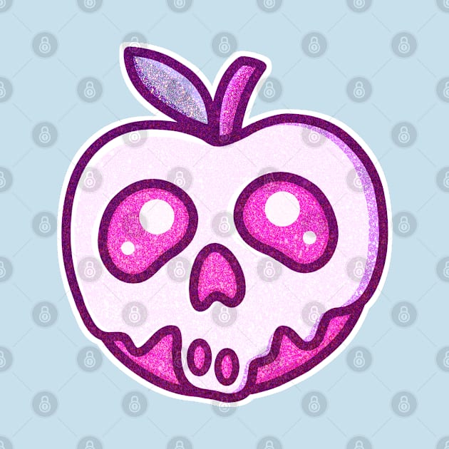 Cute Pastel Kawaii Poisoned Apple by Witchy Ways