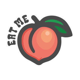 Eat Me Peach Emoji T-Shirt