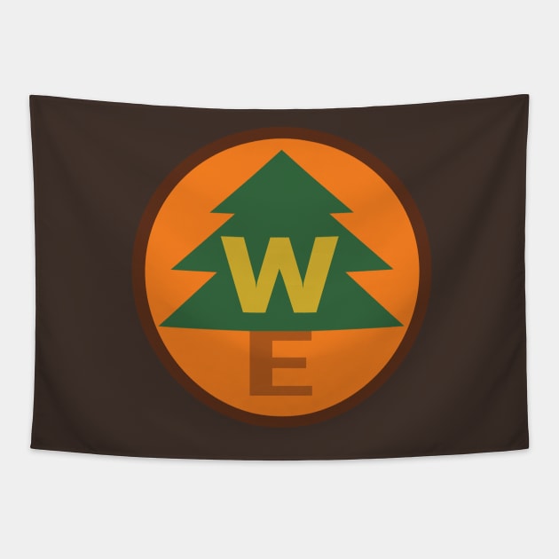 Wilderness Explorer design Tapestry by Sametheridge