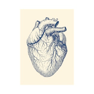 Human Heart - Vintage Medical Diagram T-Shirt