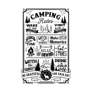 Camping rules T-Shirt