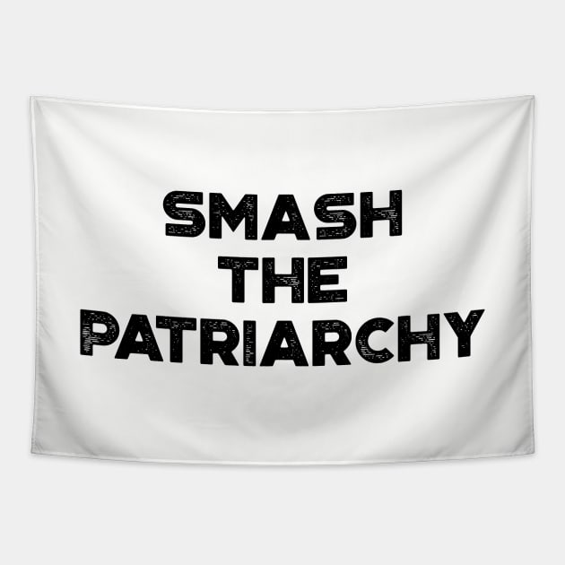 Smash The Patriarchy Vintage Retro Tapestry by truffela