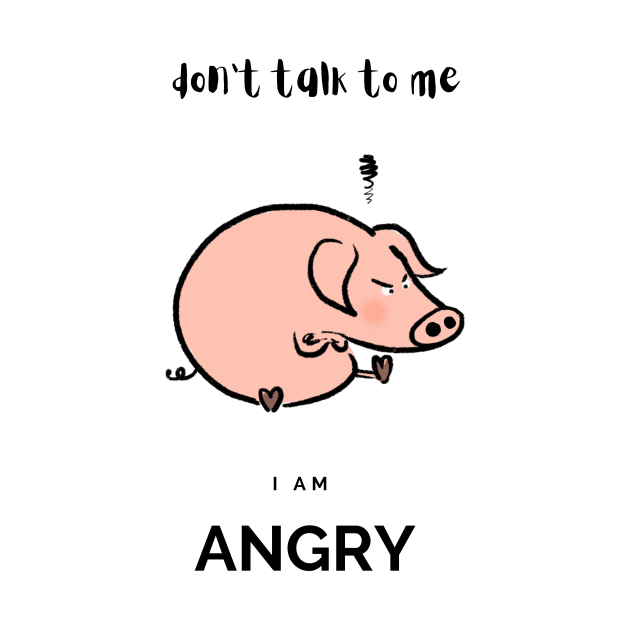 Angry Pig by RedFoxBoutique