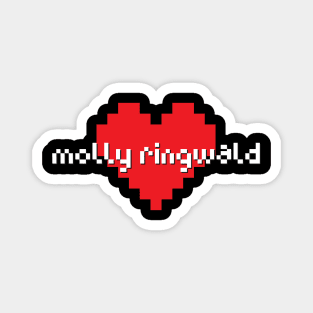 Molly ringwald -> pixel art Magnet