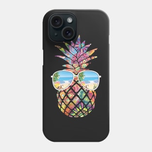 Pineapple With Sunglasses Phone Case