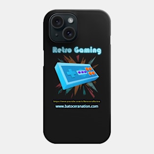 Retro Gamer Logo 23b by Batocera Nation Phone Case