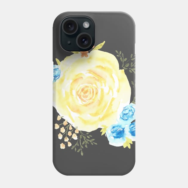 Yellow Rose Phone Case by Sharon Rose Art