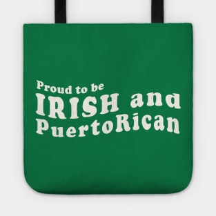 Irish Puerto Rican Proud Puerto Rico Ireland St Patricks Day Tote