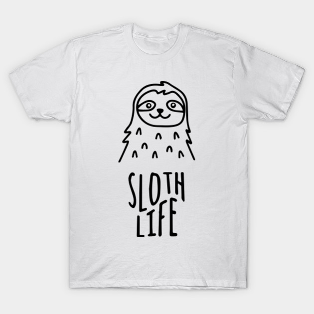 Sloth Life Sloth Lover Cute Animals Lazy Hangout Cuddle Sweet Funny Womens Mens Unisex Adult Clothing Graphic Sloth Hipster Sloth T Shirt Teepublic