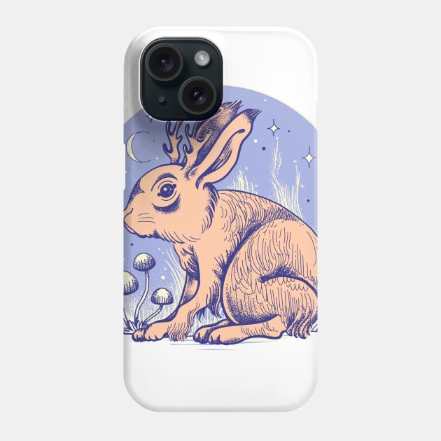 Little jackalope Phone Case by Paolavk