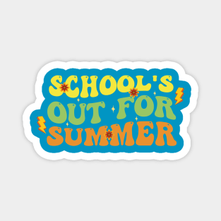 Schools Out For Summer, Happy Last Day Of School, End Of the School Year Magnet