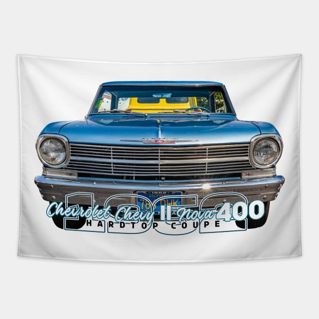 1962 Chevrolet Chevy II Nova 400 Hardtop Coupe Tapestry by Gestalt Imagery