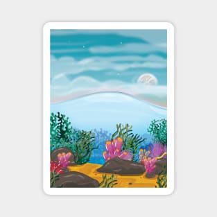 Coral Ocean Magnet