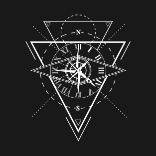 Geometric shapes - compass eye T-Shirt