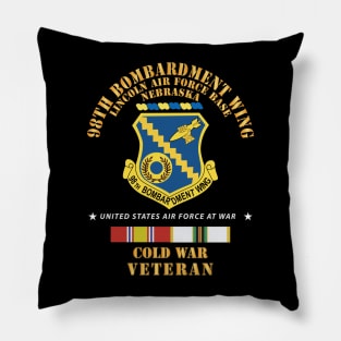 USAF - 98th Bombardment Wing - Lincoln Air Force Base, Nebraska - Cold War Veteran w COLD SVC X 300 Pillow