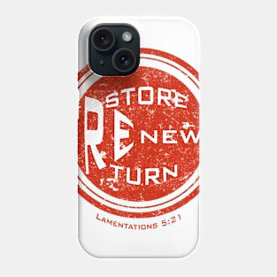 Restore bible verse Phone Case