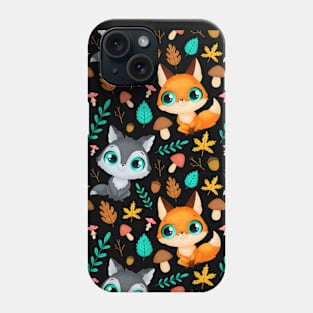 Cute Forest Creatures Pattern Phone Case