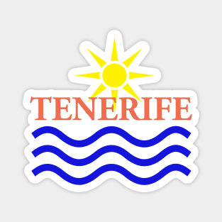 TENERIFE-Sun Water+Text Magnet