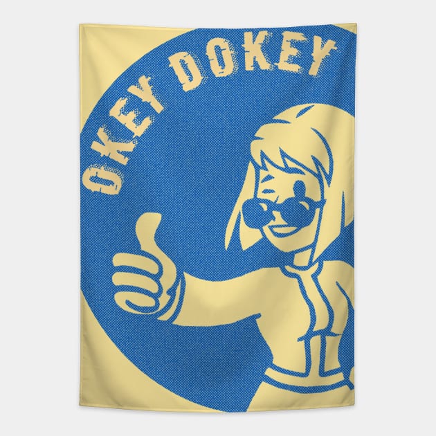 Fallout Lucy Okey Dokey Tapestry by katmargoli