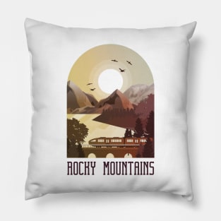 Rocky Mountains Pillow