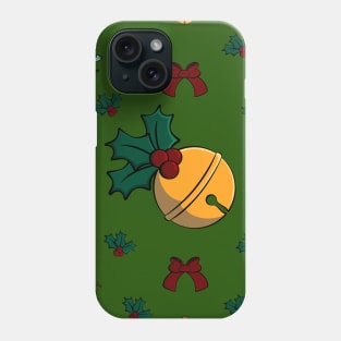 Christmas Bell - green Phone Case