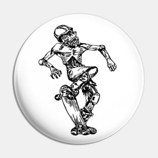 SEEMBO Zombie Skater Skateboarding Skateboard Skateboarder Pin