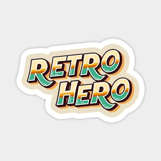 Retro Hero Magnet