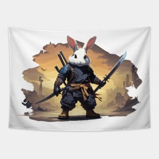 Bunny Ninja Tapestry