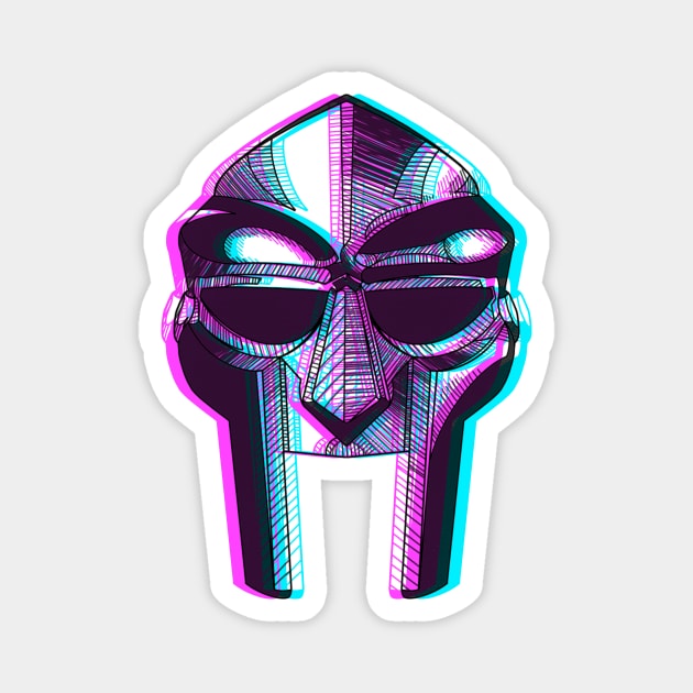 MF DOOM Magnet by HAPHEART.COM