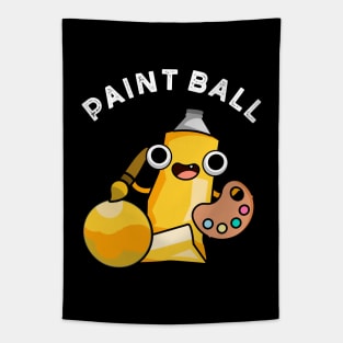 Paintball Cute Paint Pun Tapestry