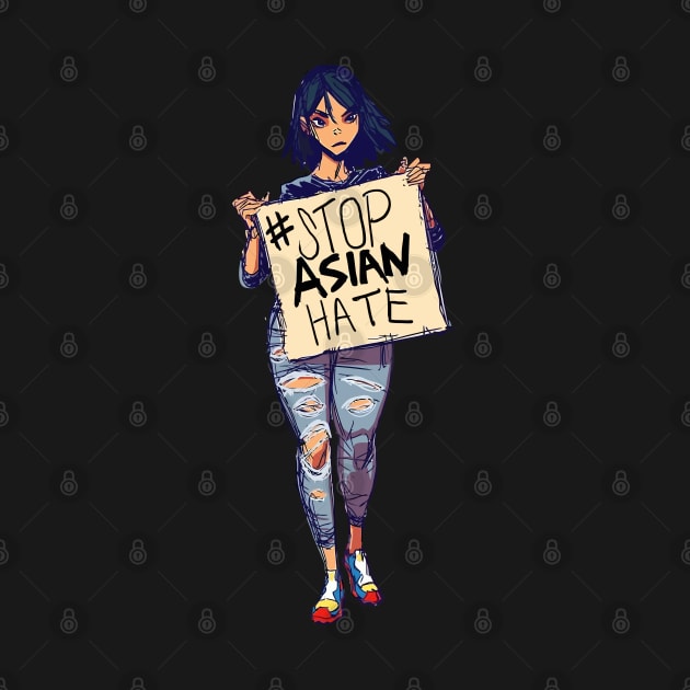 stop asian hate - fight by Magic Topeng