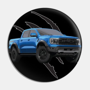 Raptor Ranger SVT V8 USA blue lighting Pin