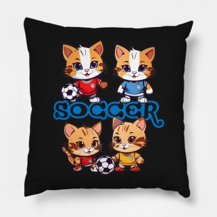 The cats soccer club Pillow