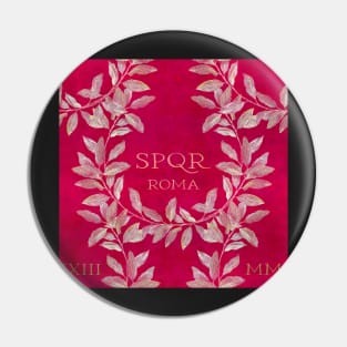 Rome SPQR 2023 repeating pattern Pin