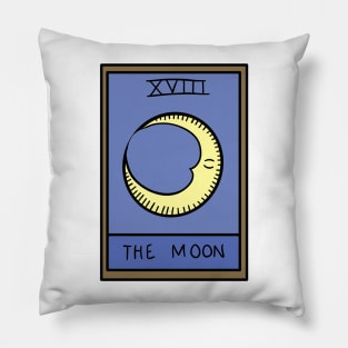 the moon tarot card Pillow