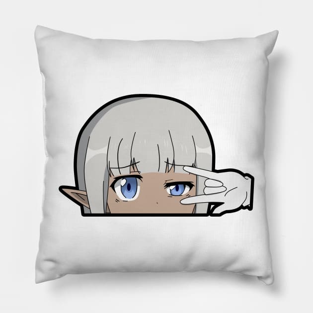 Don't Hurt Me, My Healer Karla Peeker Pillow by TowaCat