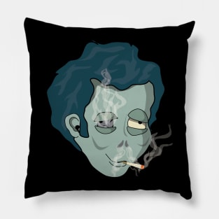 Smoking Zombie Pillow