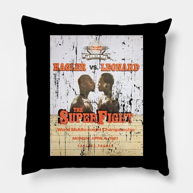 The Super Fight World Middleweight Pillow by The Fan-Tastic Podcast