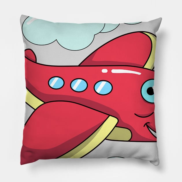 The Seahorse Who Growled Pillow by FamiLane