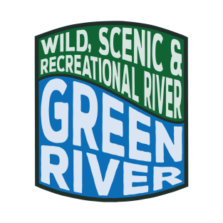 Green River Wild, Scenic and Recreational River Wave T-Shirt