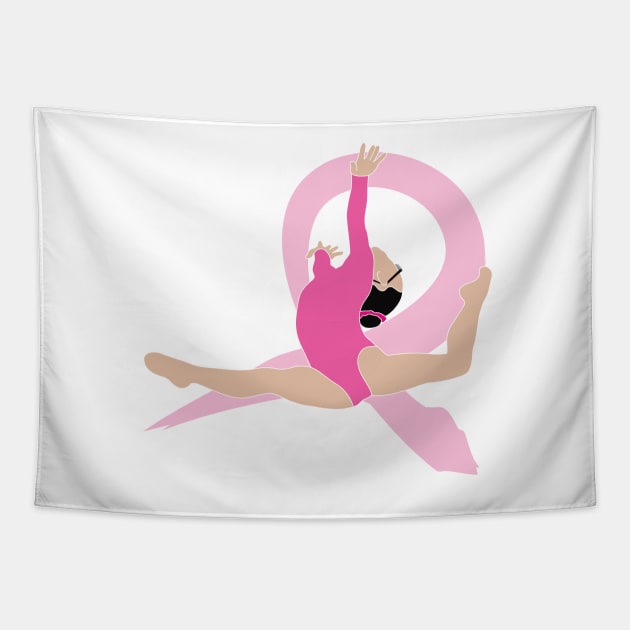 Breast Cancer Awareness: Morgan Hurd Tapestry by Flipflytumble