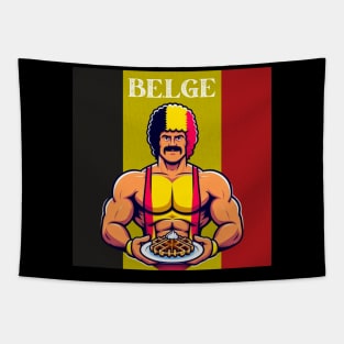 Belge: Fro and Waffles Tapestry